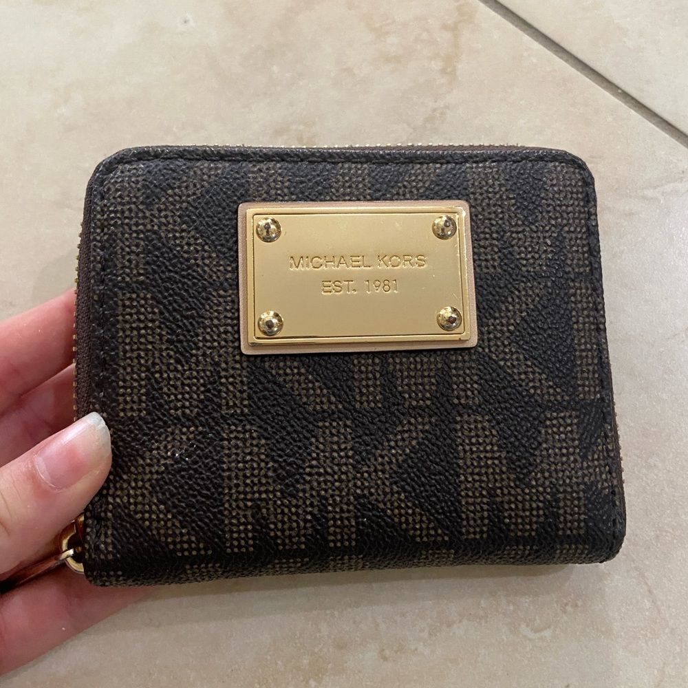 Michael Kors signature logo wallet